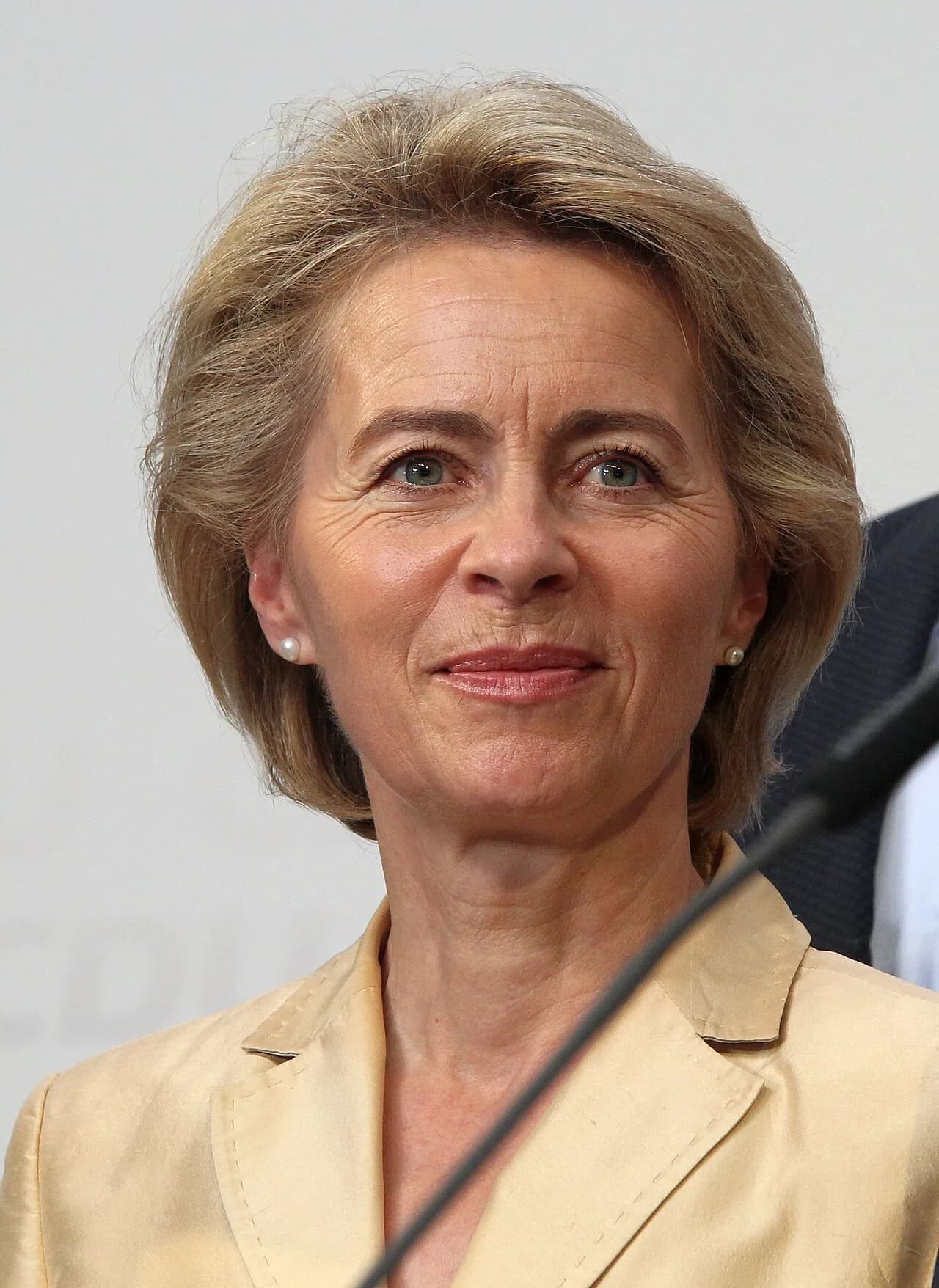 Ursula von der Leyen ses på CDU’s valgfest i forbindelse med Bundestagsvalget 2017 i Konrad-Adenauer-Haus.