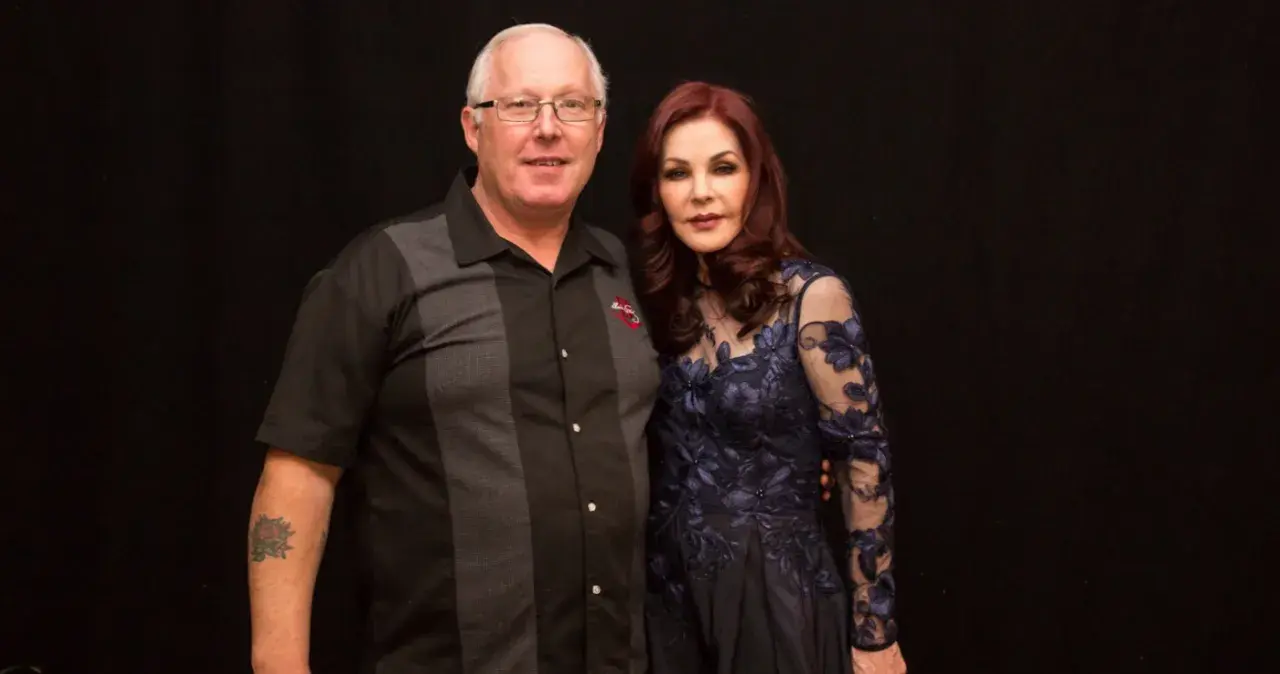 Priscilla Presley participates in a meet-and-greet event at London's O2 Arena, engaging with fans.