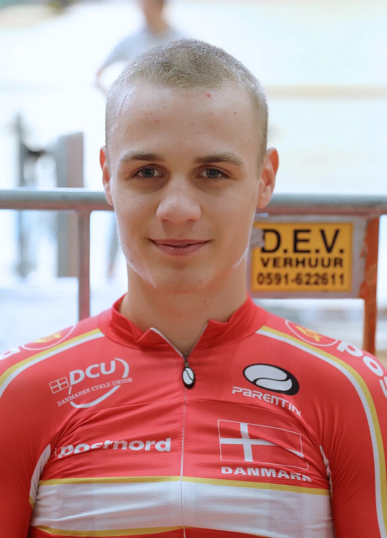 Tobias Lund Andresen i konkurrence under UCI Juniors Track World Championships 2019.