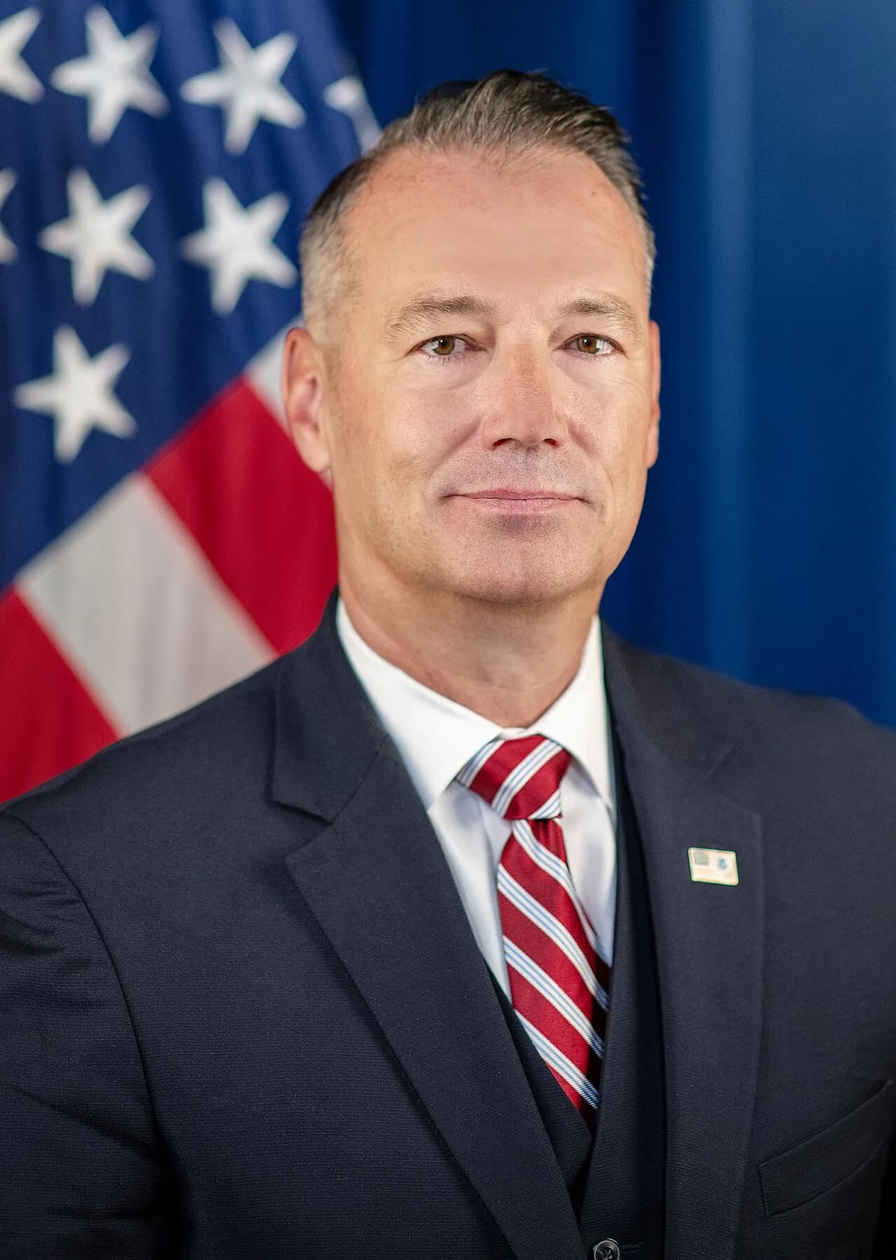 Acting Director Todd M. Lyons of U.S. Immigration and Customs Enforcement (ICE) in a formal portrait.