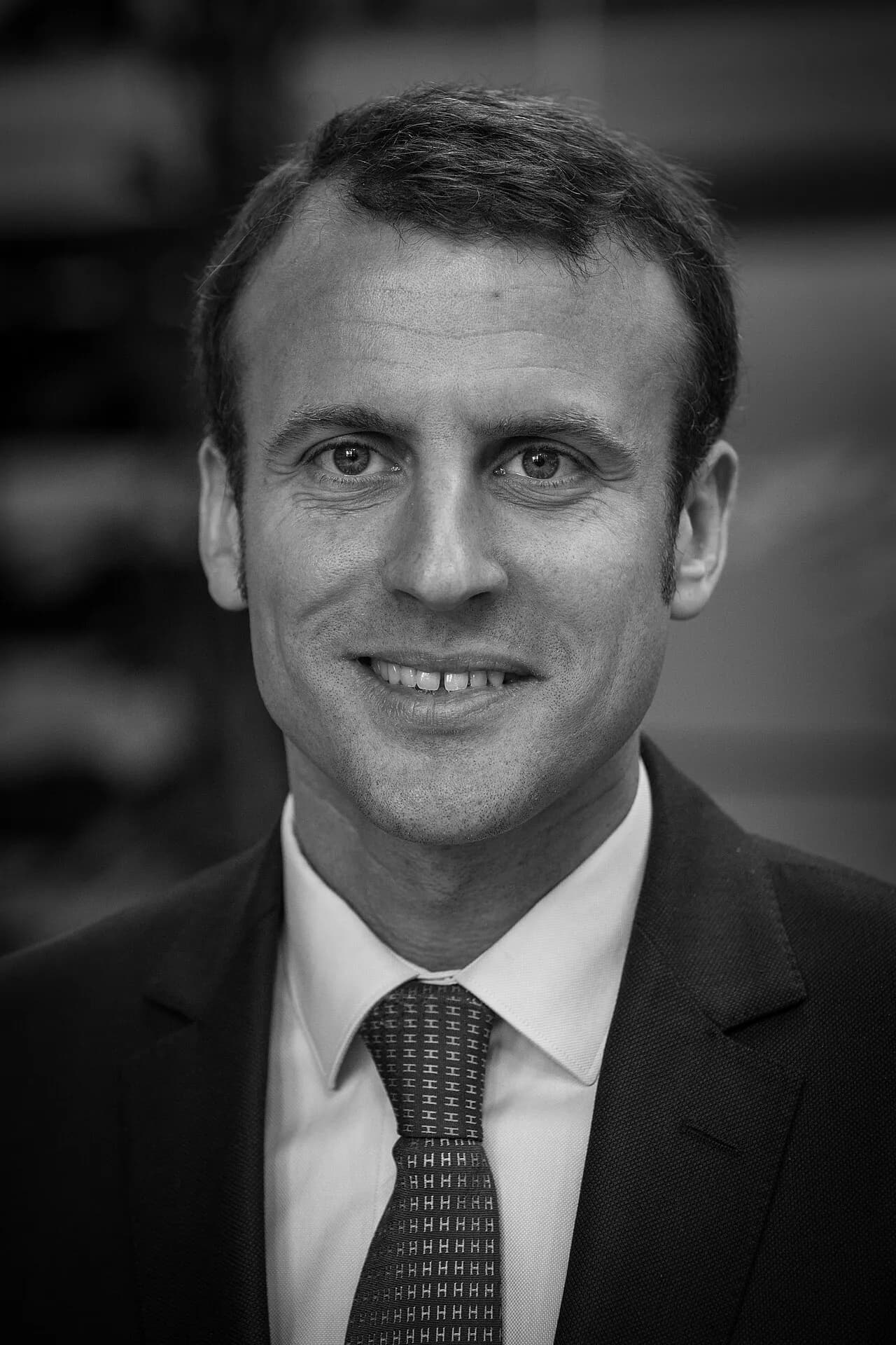 Emmanuel Macron fotograferet i 2015. Billedet er taget af fotografen Claude Truong-Ngoc.