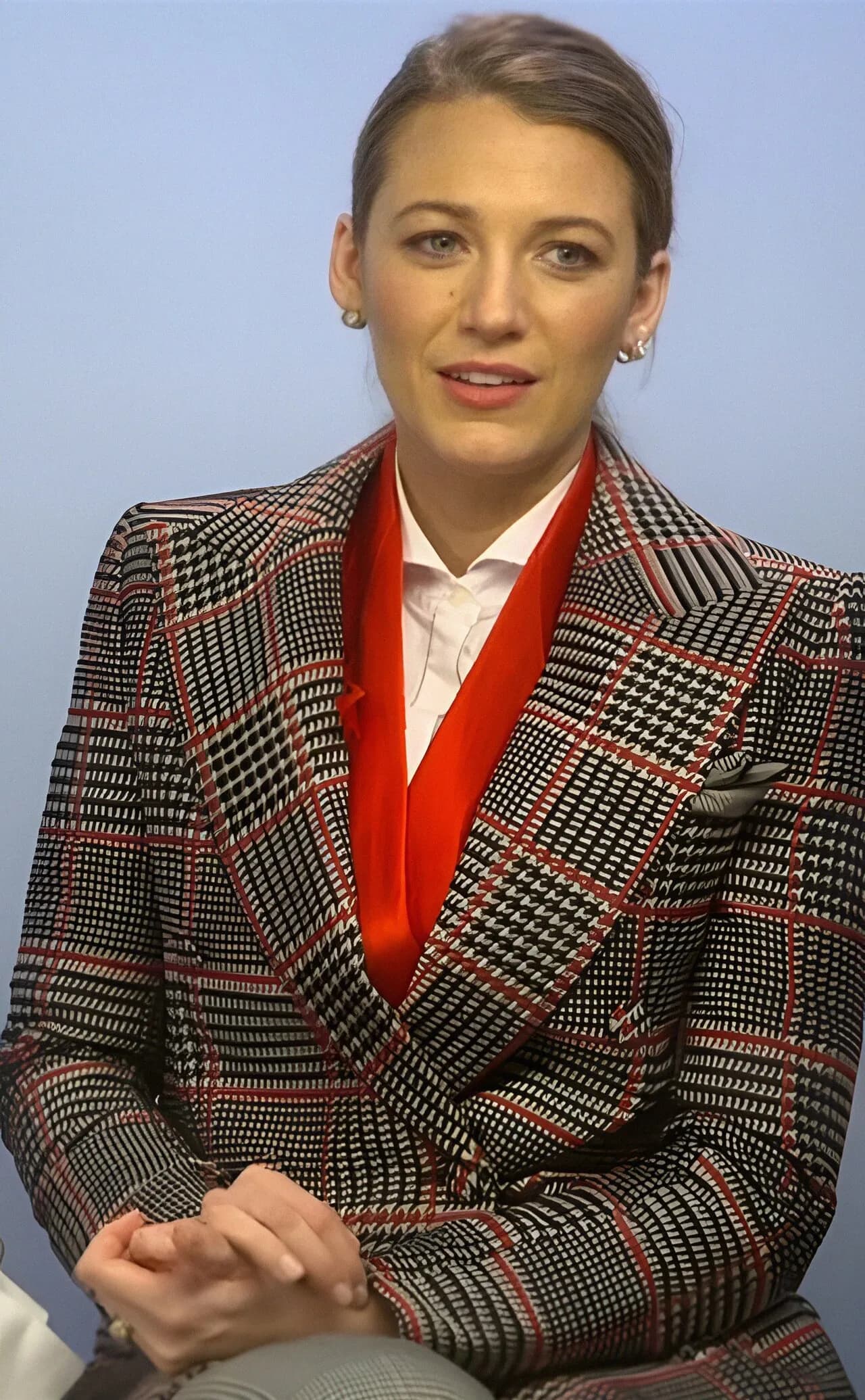 Blake Lively fotograferet i 2018. Billedet er fra en omtale af filmens produktion og skuespillernes arbejde.