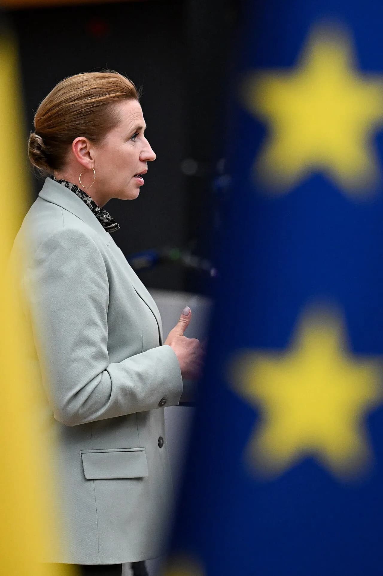 Statsminister Mette Frederiksen fotograferet i 2025. Billedet kan bruges i artikler om dansk politik og regeringen.