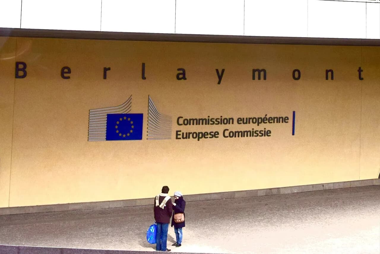 Berlaymont-bygningen i Bruxelles, Belgien, som fungerer som hovedkvarter for den Europæiske Kommission.