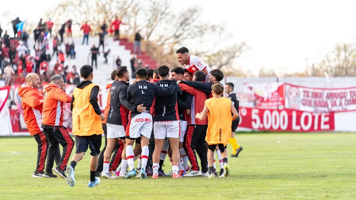 football players celebrating on field
