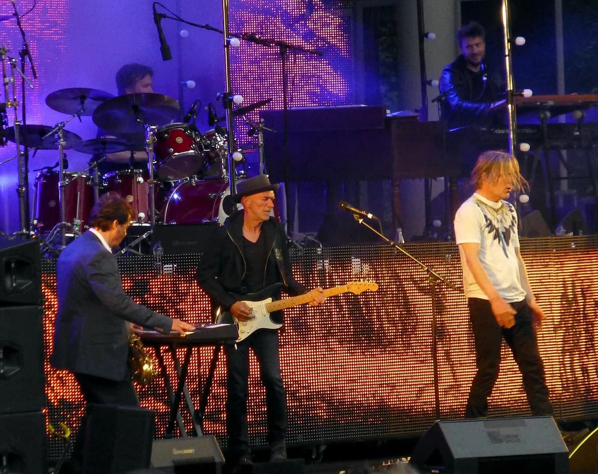 Gnags band performing live on stage in Aarhus