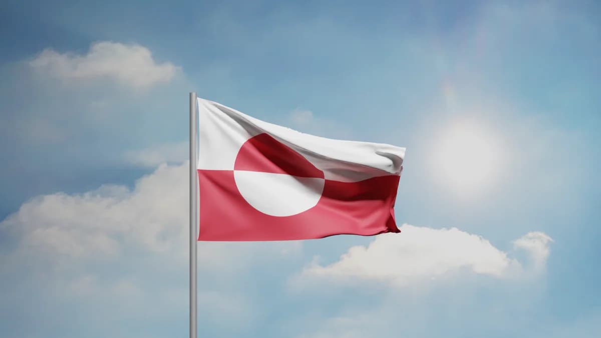 Grønlands flag (CGI)