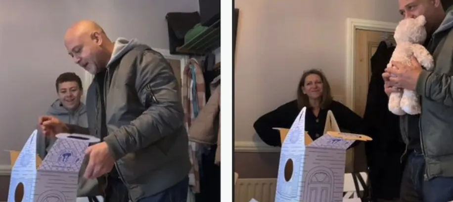 En bamse med stemme genopliver minder: Fars reaktion rører millioner på TikTok